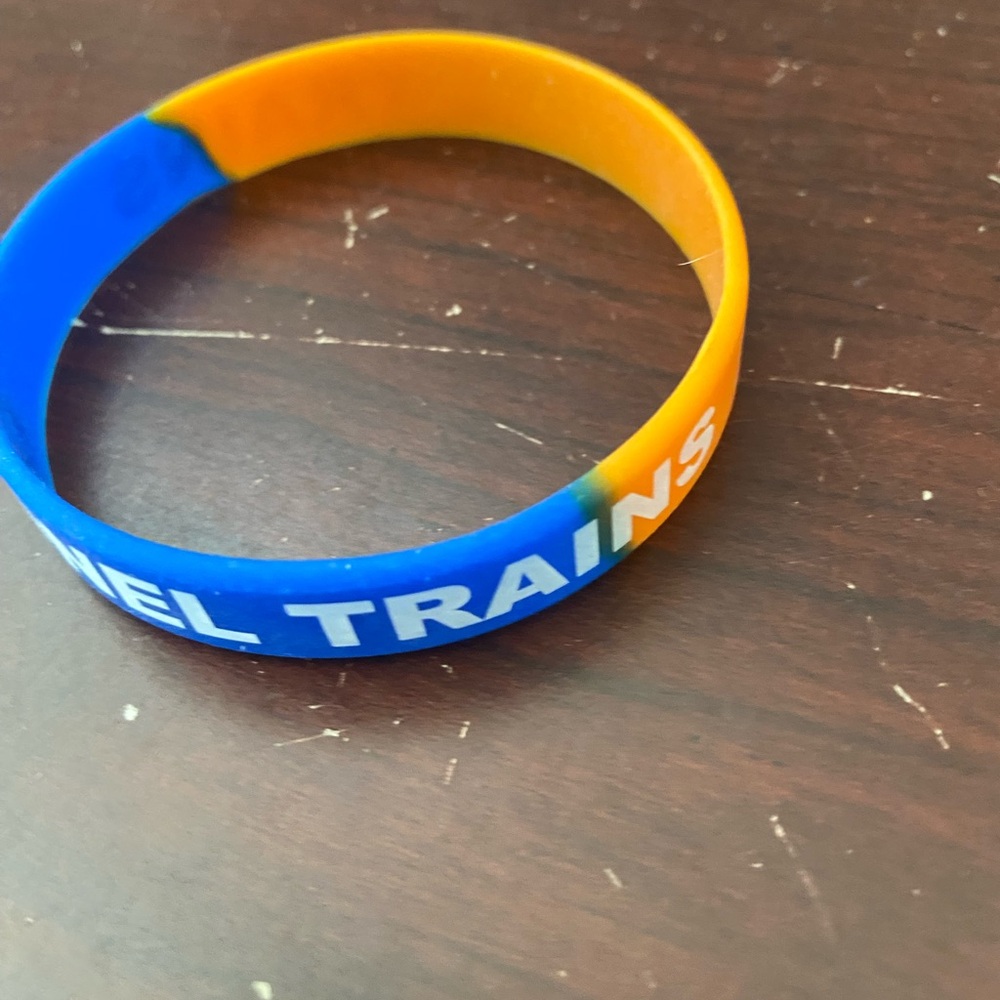 Lionel trains event band-Orange and Blue Wristband - Picture 3 of 3